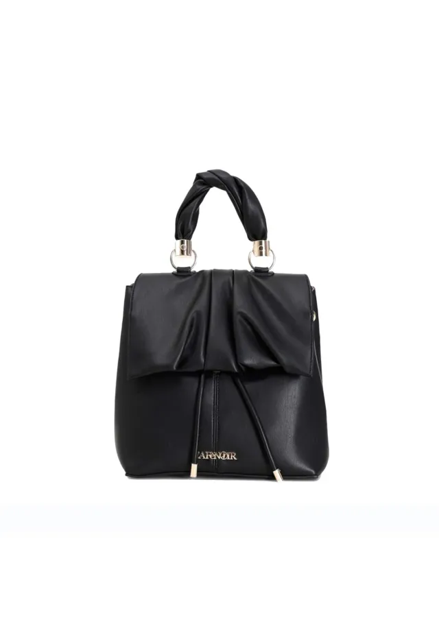CafèNoir Zaino Pieghe Morbide Nero semirigido