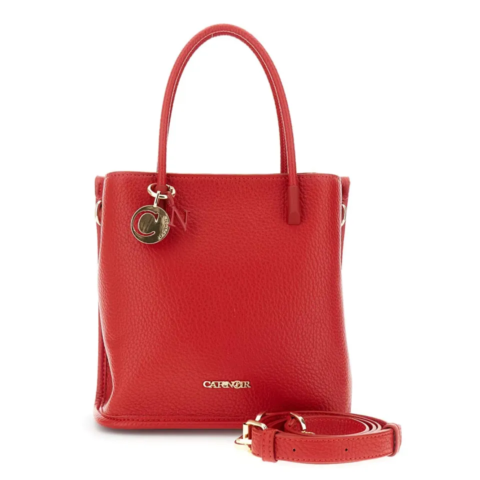 CafèNoir Mini Tote Manici Tubolari tote rossa