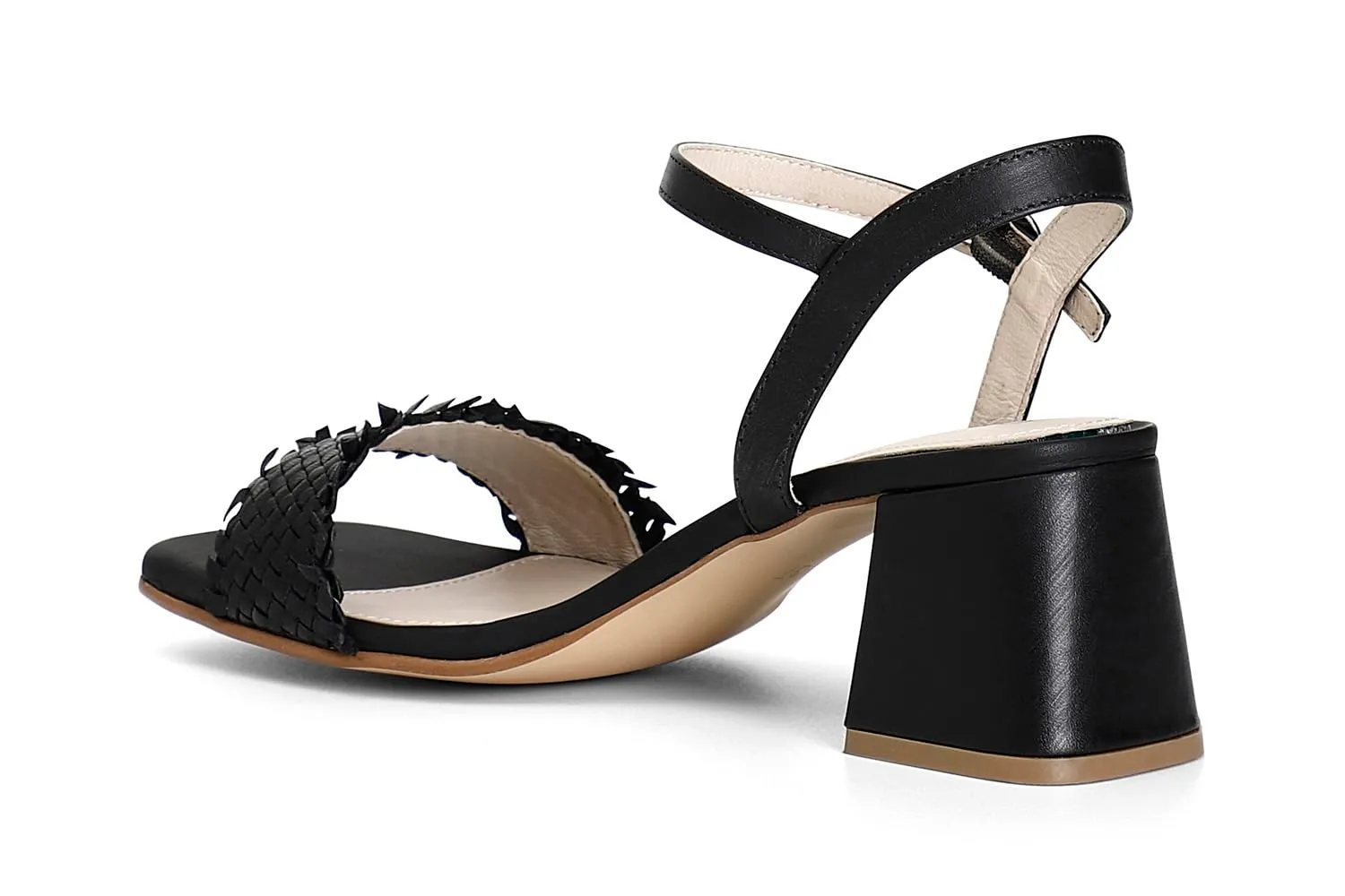 CafèNoir Sandali Donna Pelle Intreccio Gilda tacco 6 cm