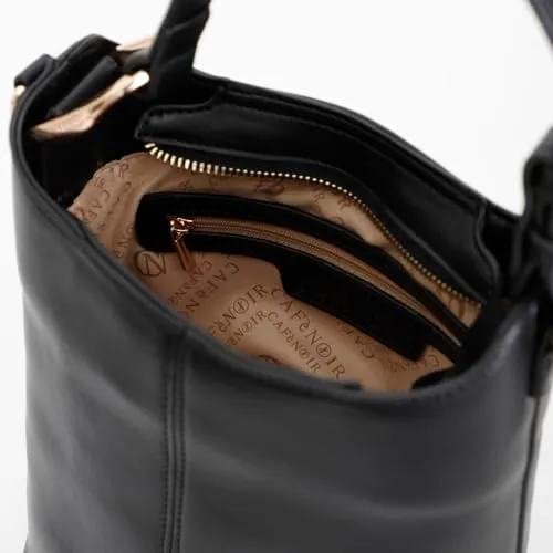 CafèNoir Secchiello Donna Nero Maxi Anello D con Zip