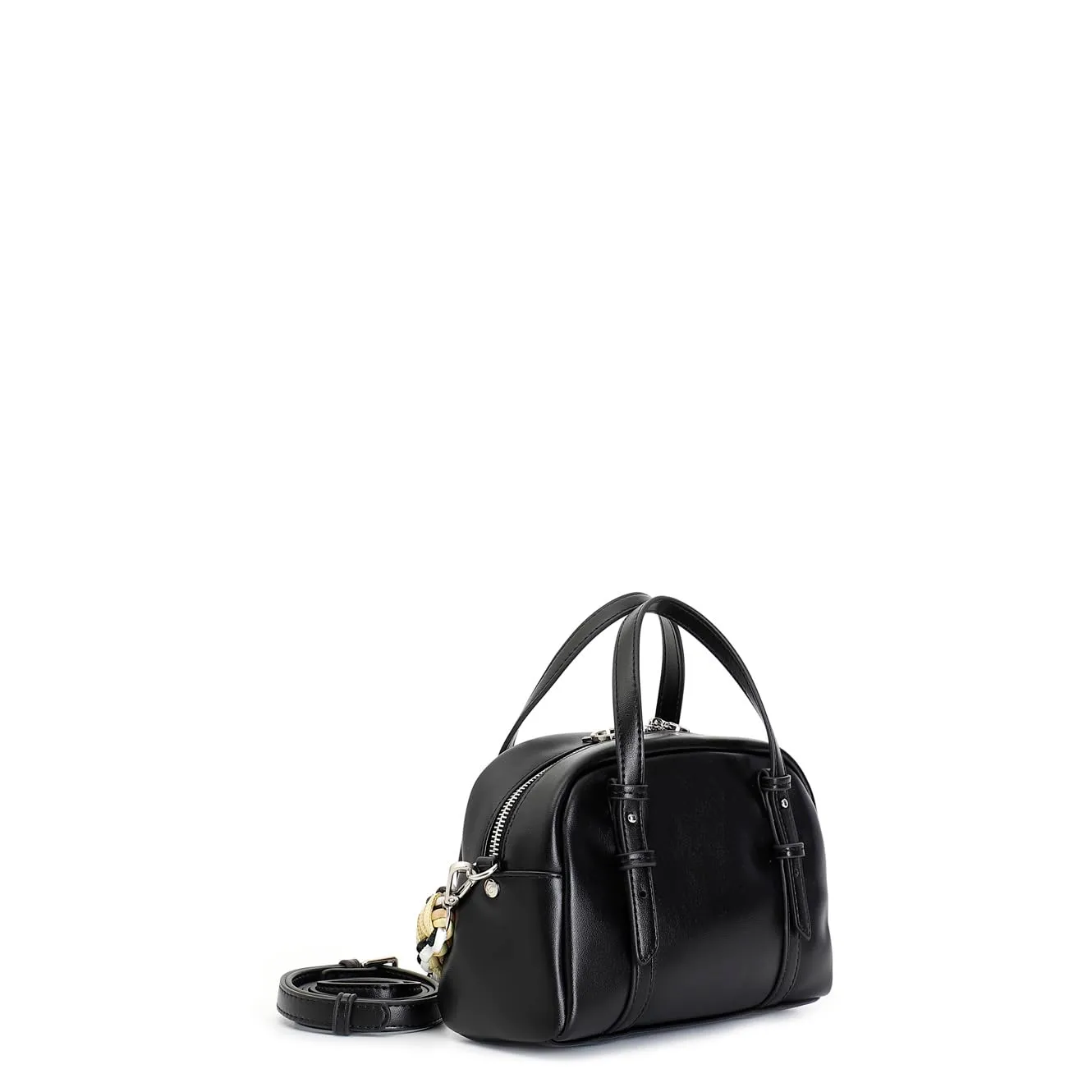 CafèNoir Minibag Nero Tracolla Intrecciata