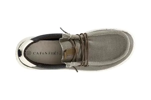 CafèNoir Scarpe da Barca Uomo in Canvas Navy