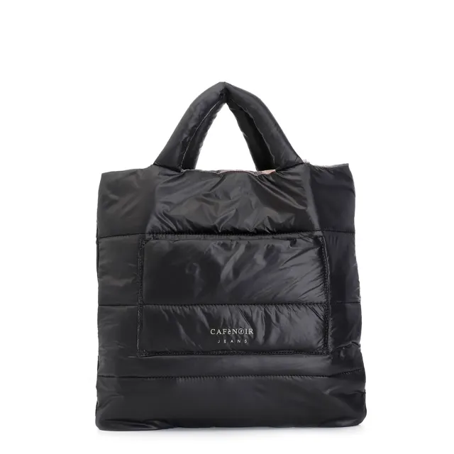 CafèNoir Shopping Nylon Reversibile Nera Be Noir