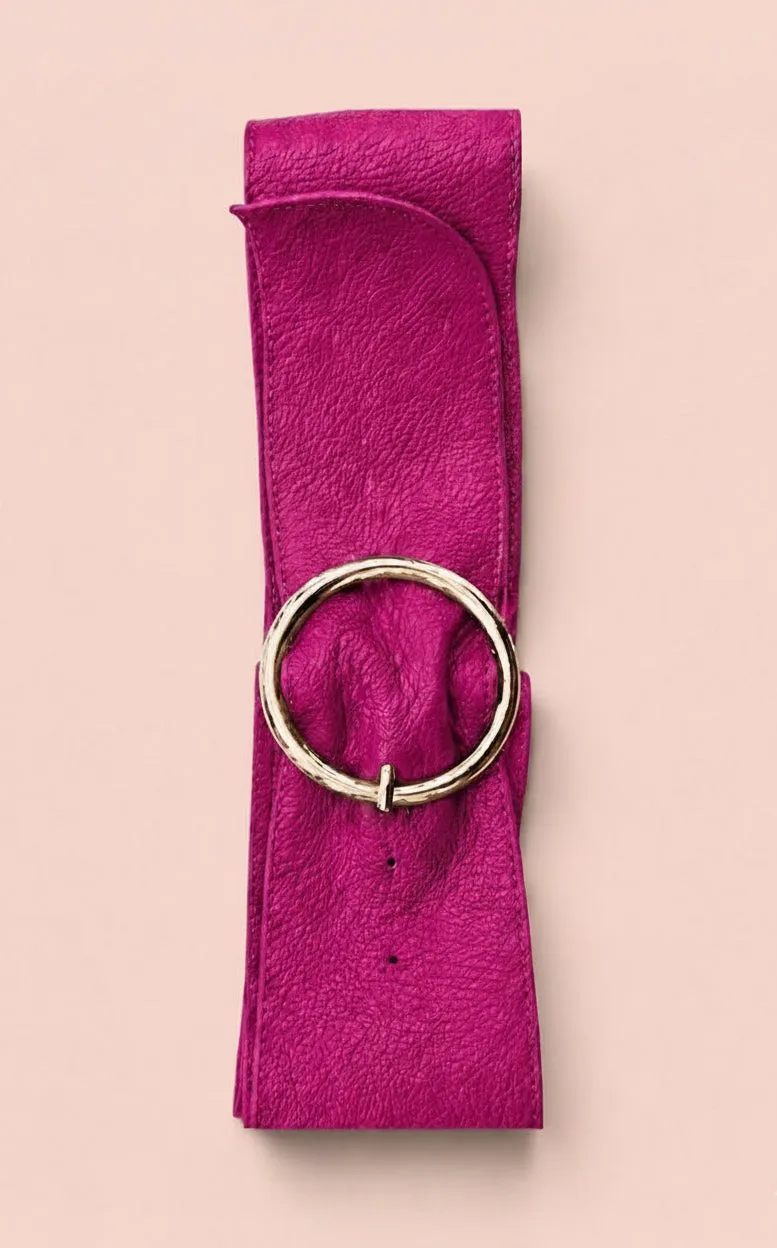 Figus Soft G cintura donna pelle rossa 105cm