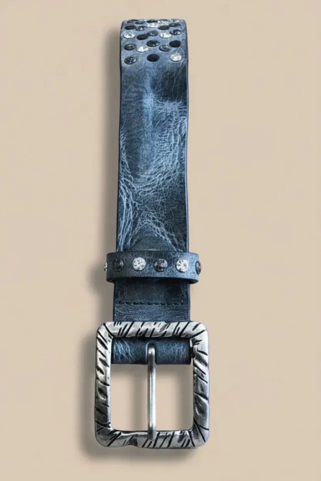 Figus Borchie cintura azzurro 122 borchie metallo