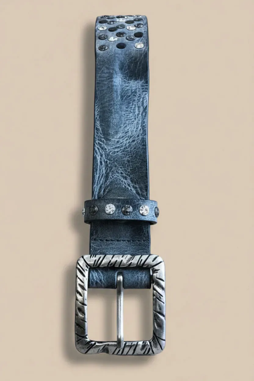 Figus Borchie cintura azzurro 122 borchie metallo
