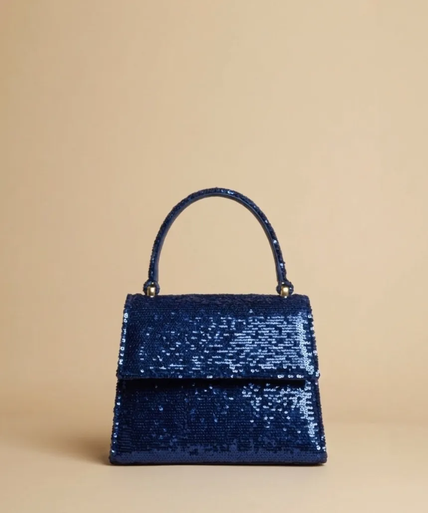 Figus Party Box Bag borsa paillettes con catena