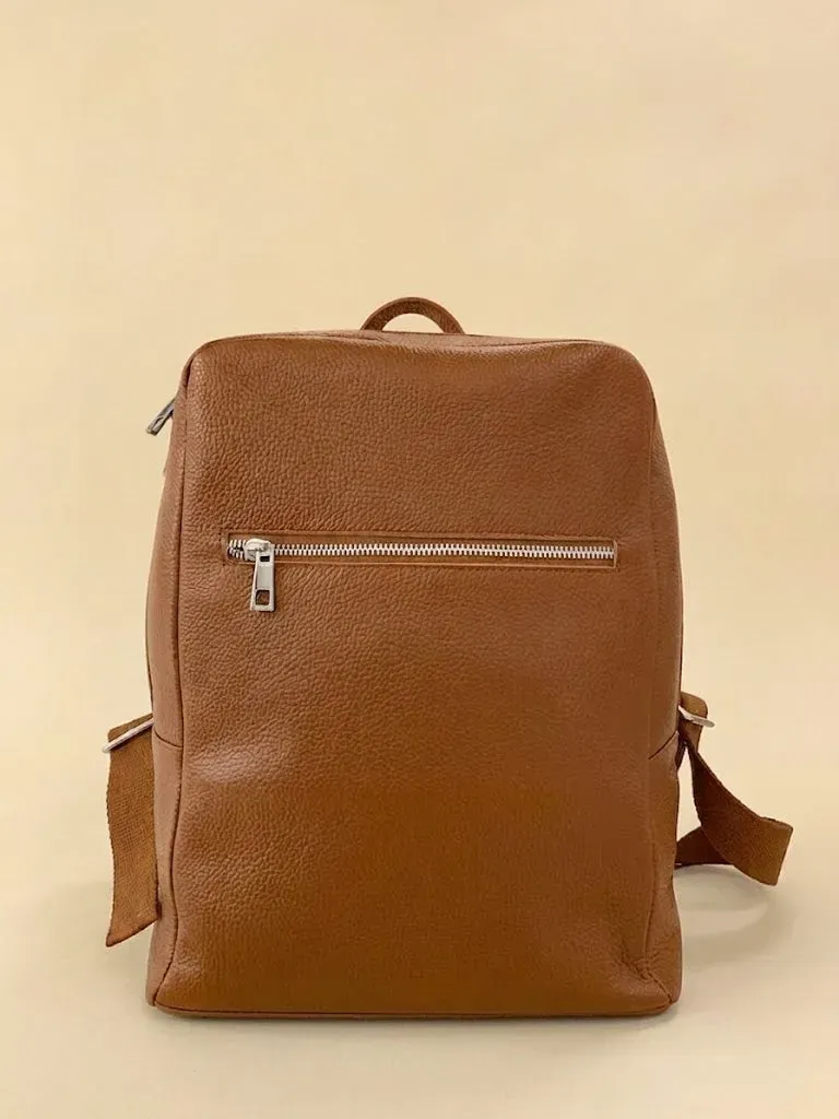 Figus Business zaino pelle marrone cuoio laptop 15