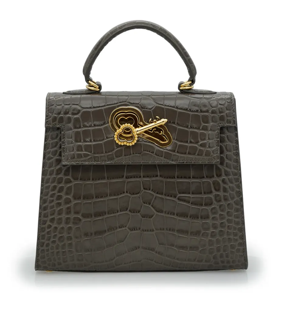 Cardinal Milano Lady Cardinal Taupe borsa vitello tortora