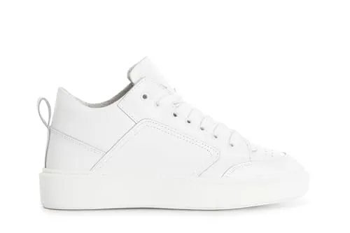 CafèNoir Sneakers Uomo Pelle Allacciate Bianche
