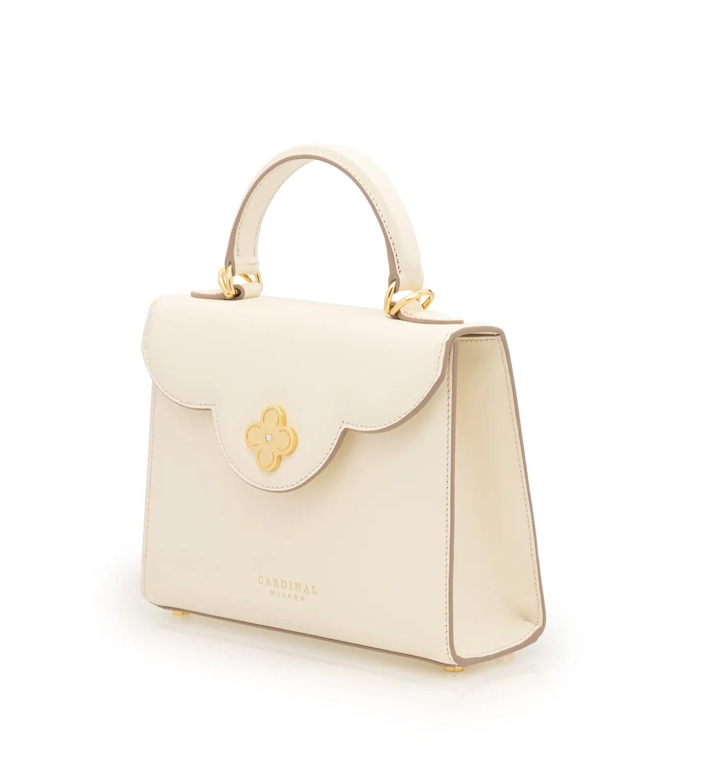Cardinal Milano First Lady Small borsa vitello avorio