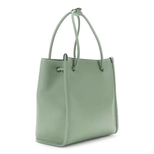 CafèNoir Tote Effetto Pelle Salvia Borsa Secchiello