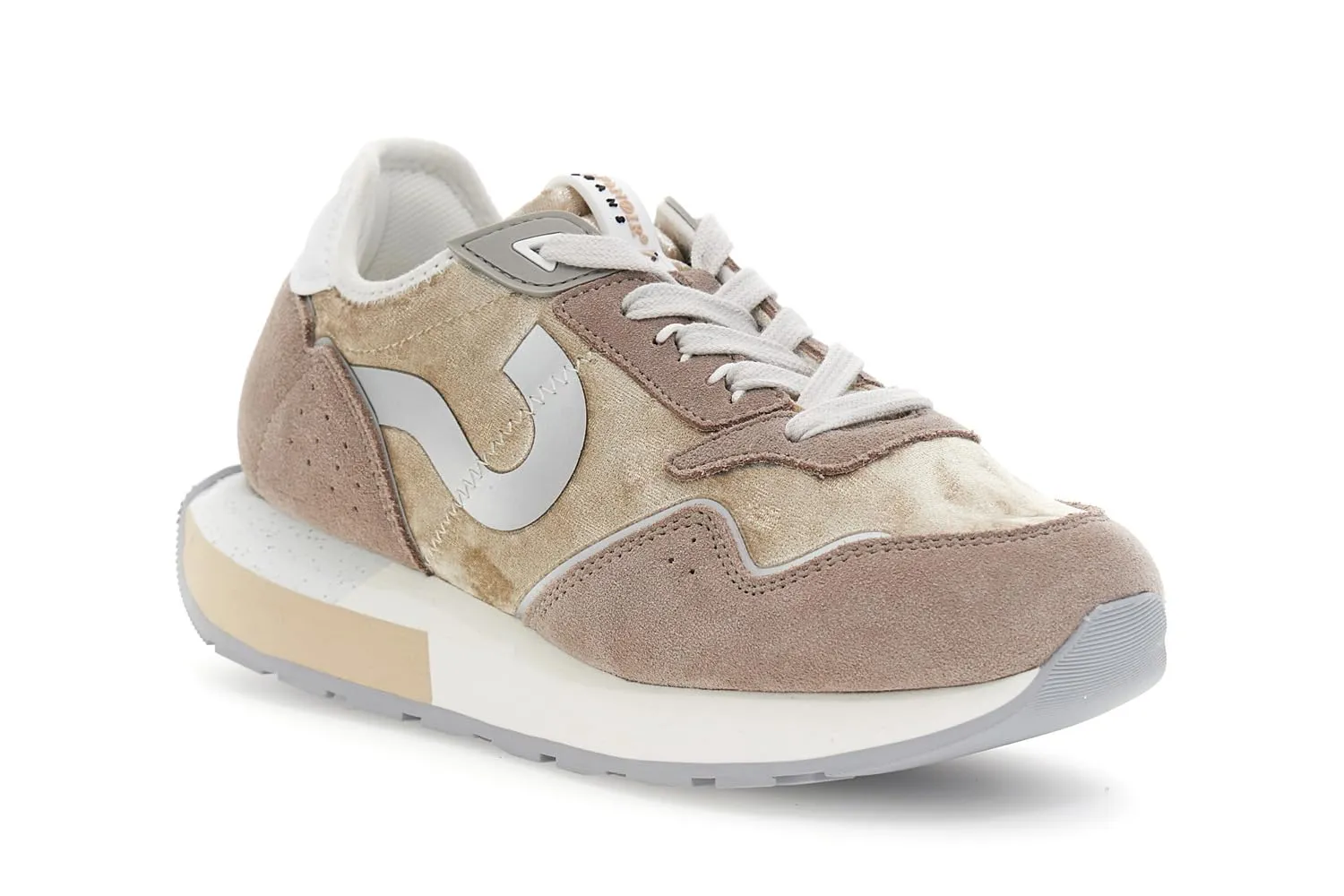 CafèNoir Running Velluto Sneakers Multi Taupe Suede