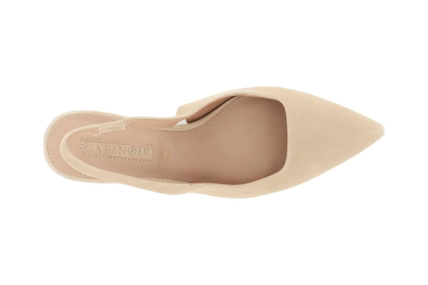 CafèNoir Décolleté Slingback Camoscio Punta