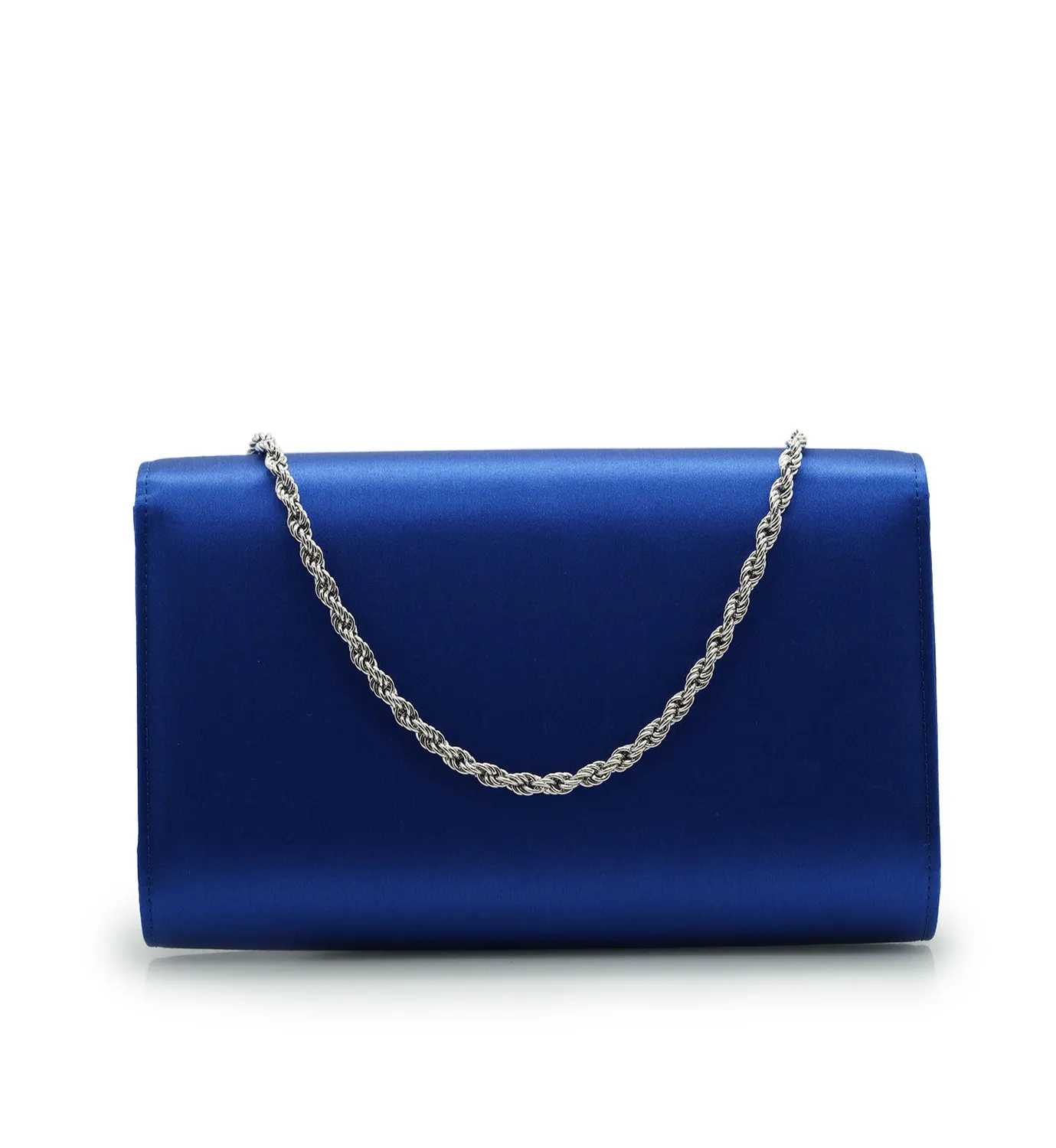 Cardinal Milano Lady Princess clutch seta blu royal tracolla