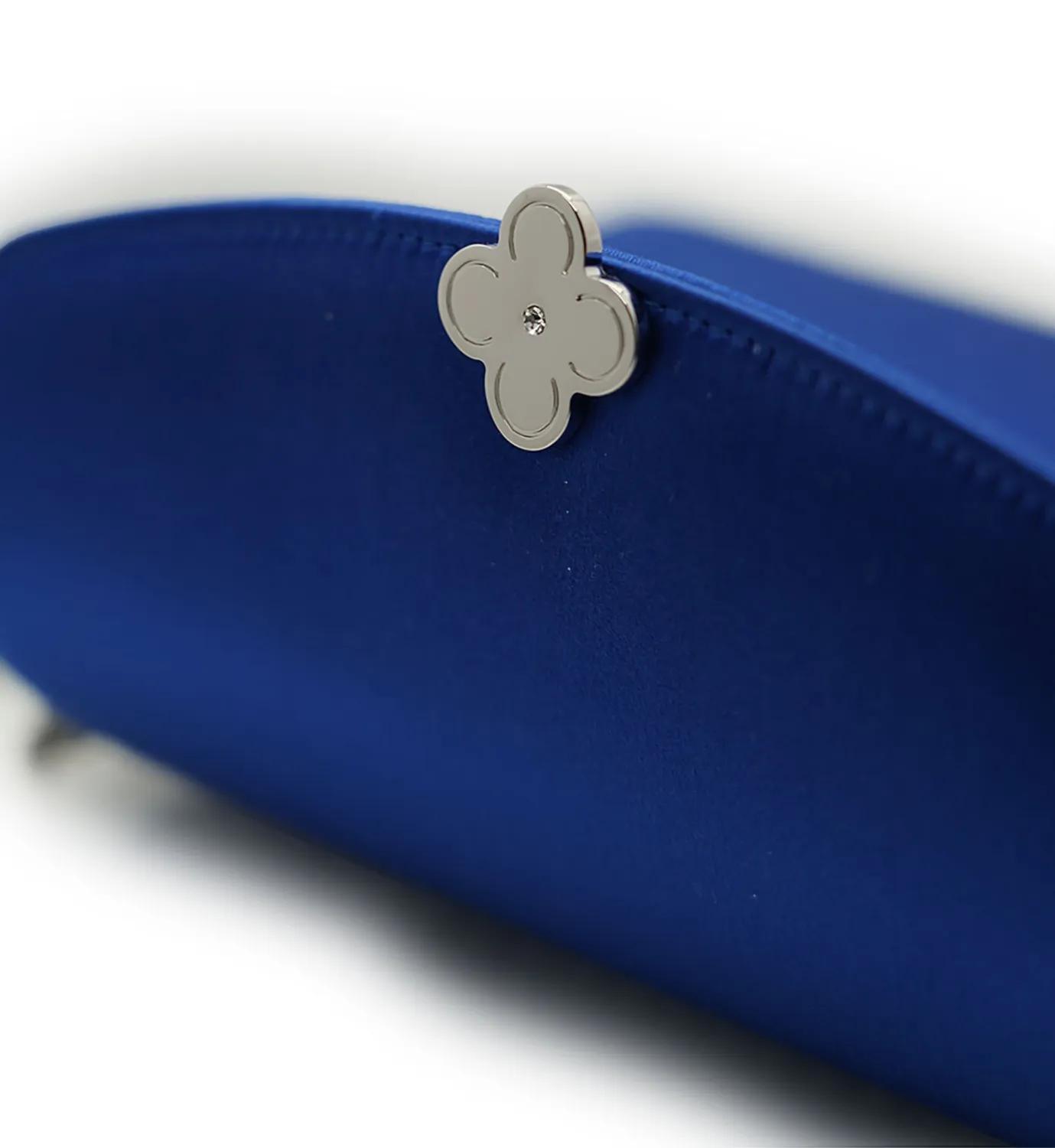 Cardinal Milano Lady Princess clutch seta blu royal tracolla