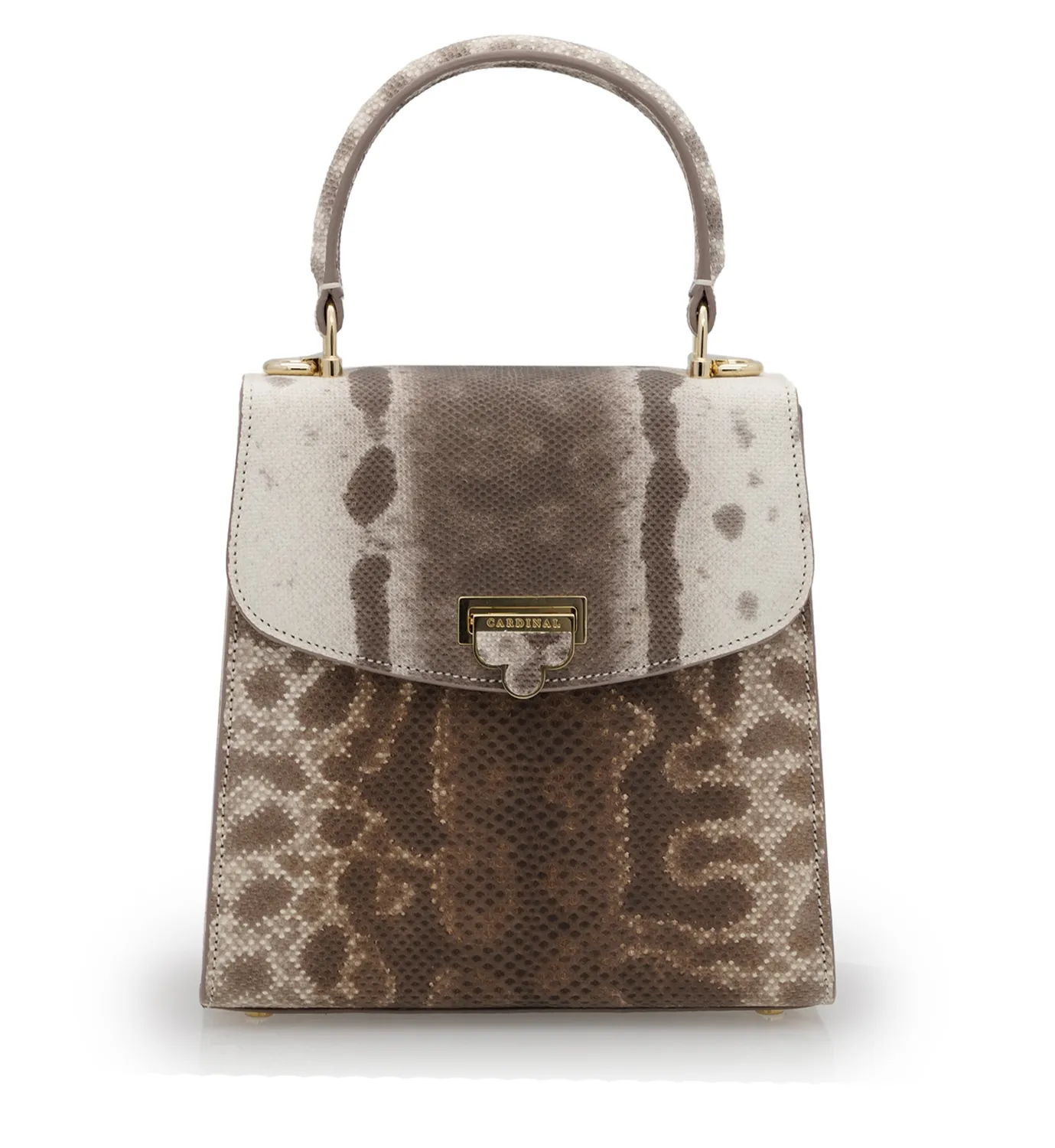 Cardinal Milano Tiffany Brown borsa karung marrone opaca
