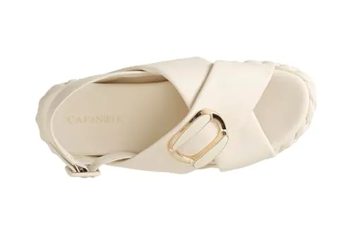 CafèNoir Sandali Incrociati Treccia Donna 39 EU