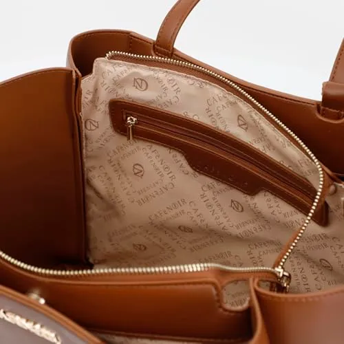 CafèNoir Shopping Donna Marrone Doppio Scomparto