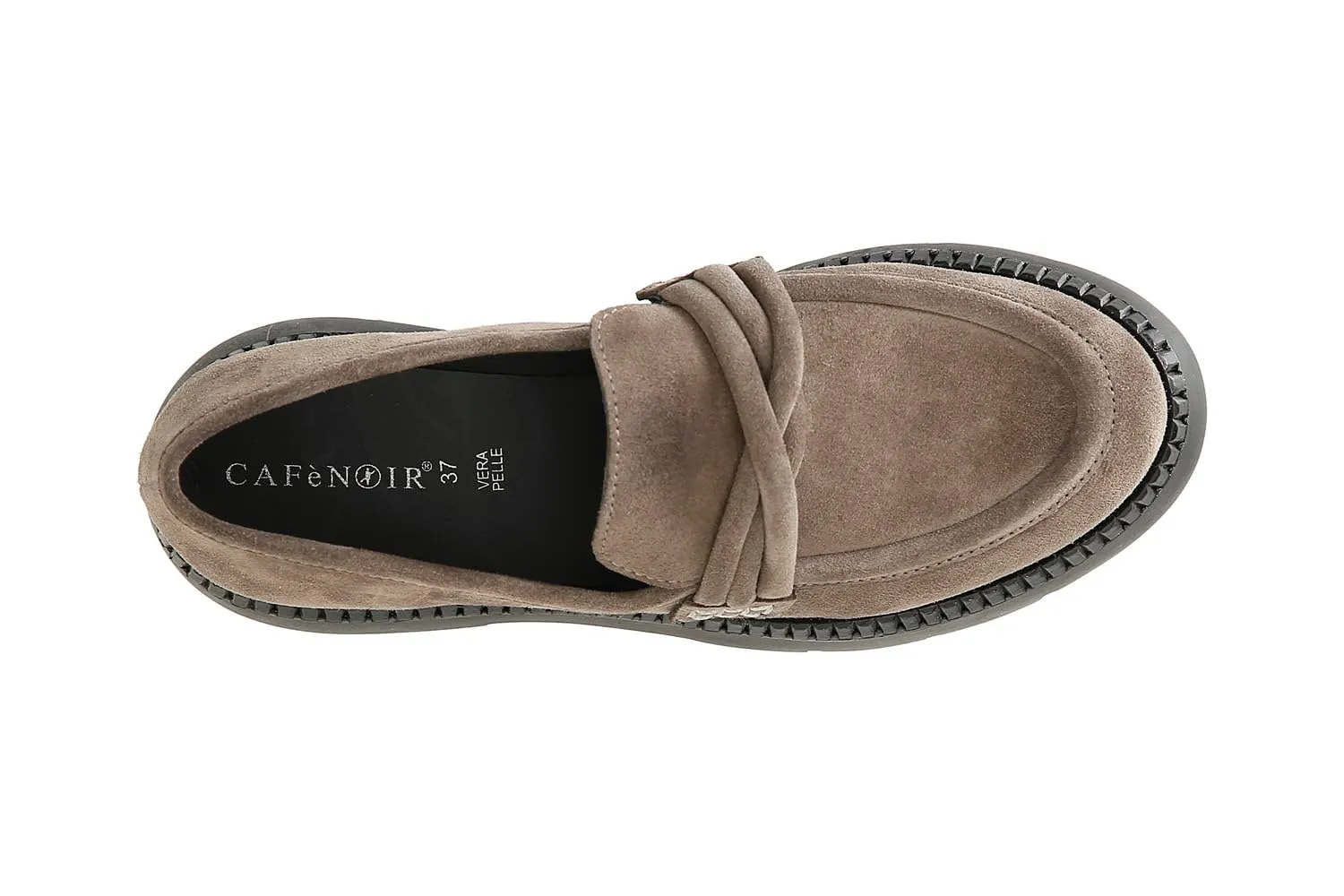 CafèNoir Mocassino Donna Scamosciato Taupe Mignon
