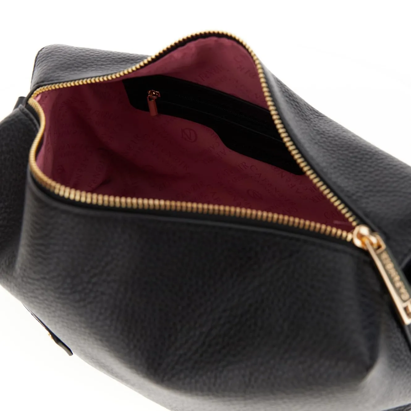 CafèNoir Borsa a Spalla Nera Effetto Pelle Donna