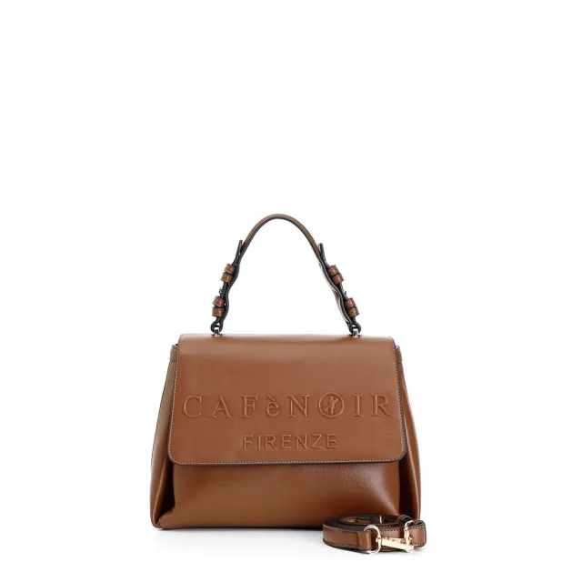 CafèNoir Firenze Borsa a Pattina Marrone Logo