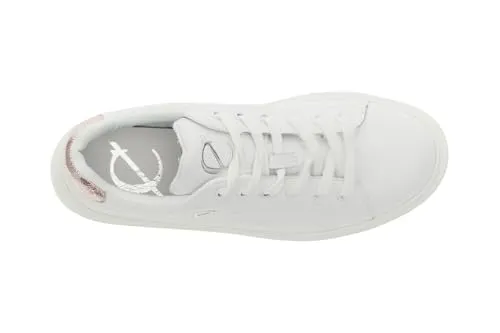 CafèNoir Sneaker Donna Pelle Bianca Onde Taglia 39