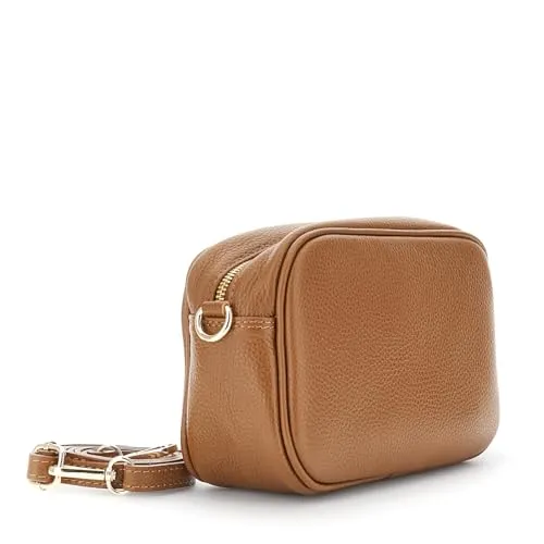 CafèNoir Camera Bag Donna Cuoio Pelle Martellata Nappina