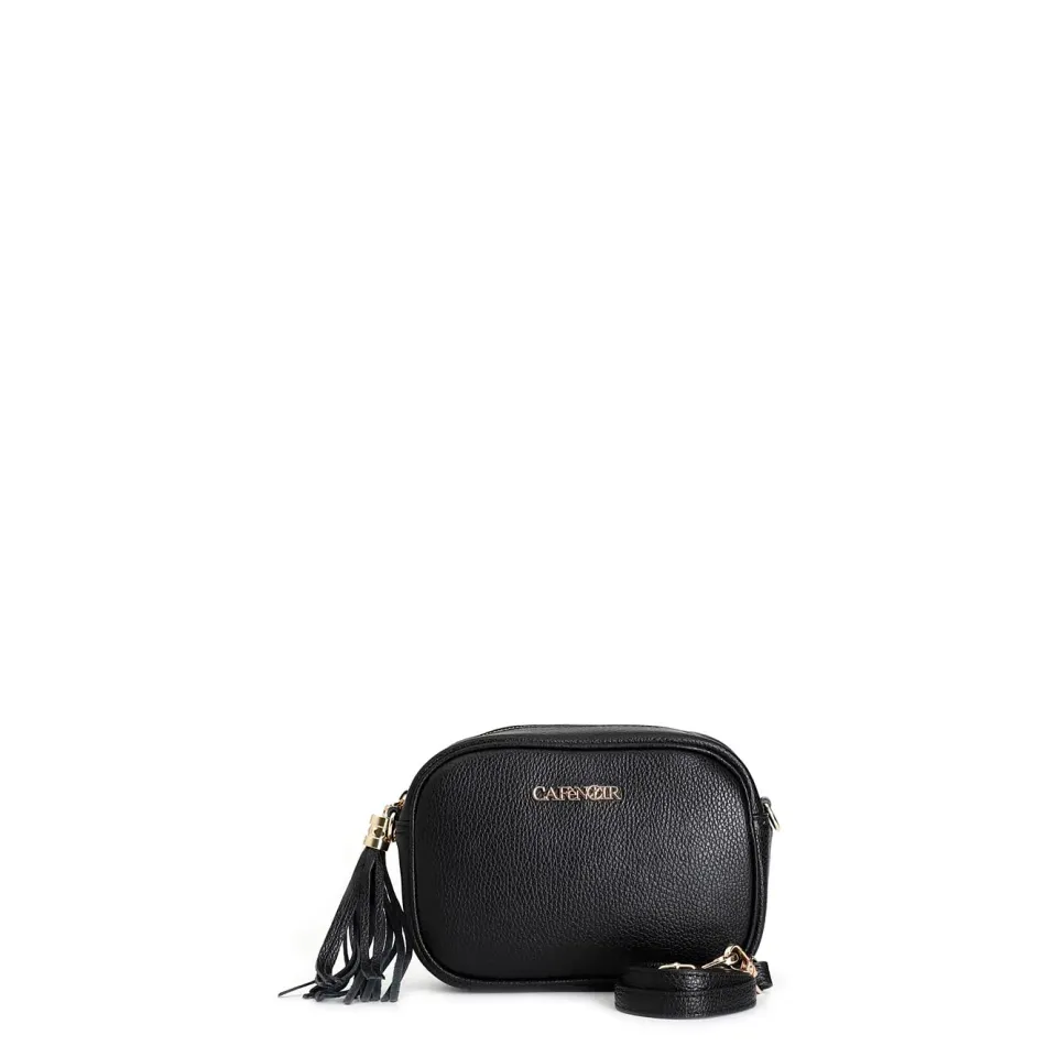 CafèNoir Shopping Bag Donna Nera Unica Morsetto Verniciato