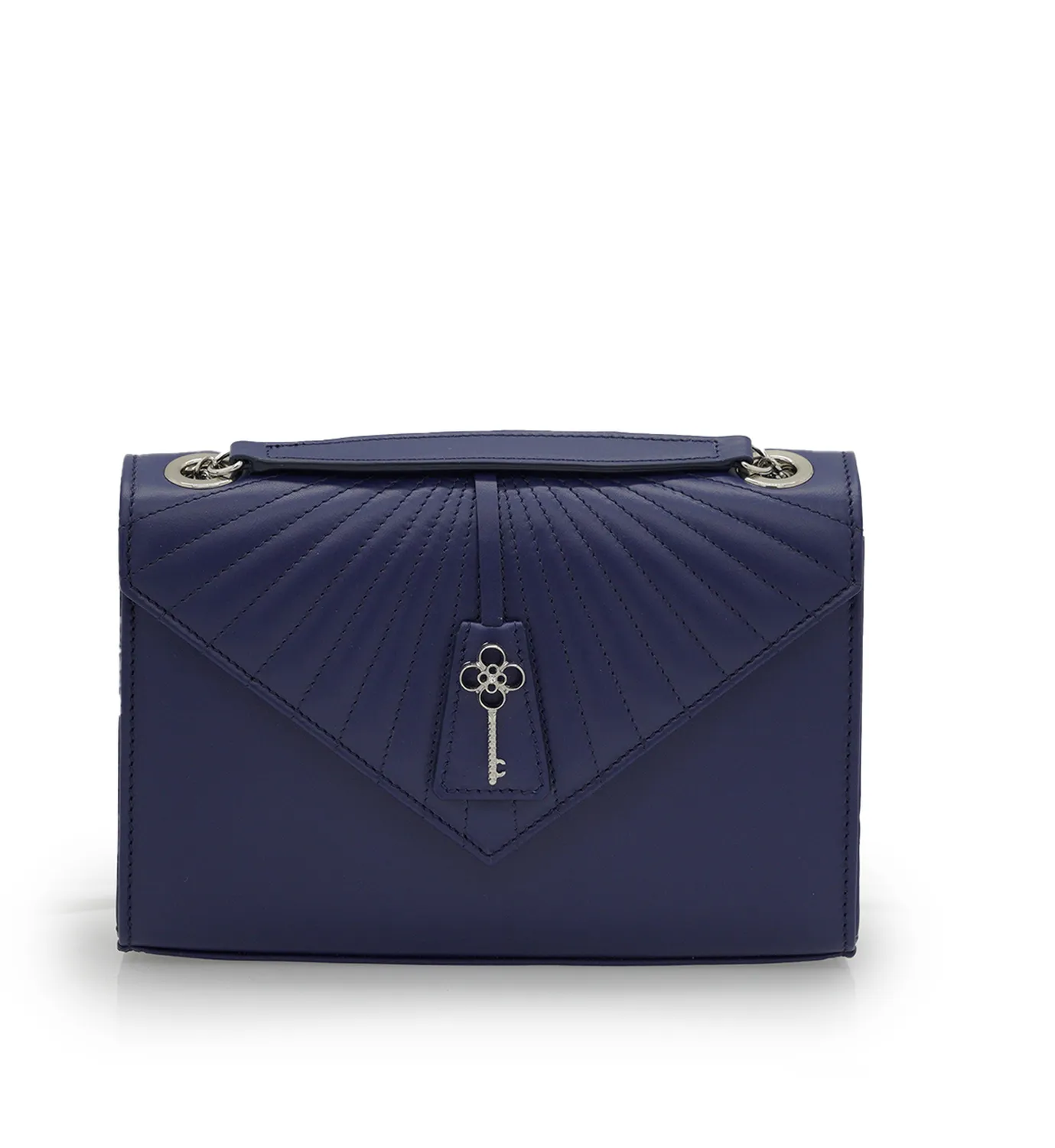 Cardinal Milano Milady borsa spalla navy vitello liscio