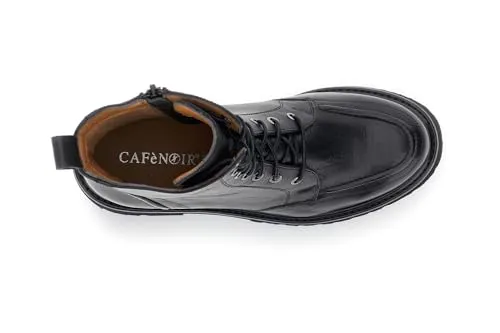 CafèNoir Tronchetti Pelle Allacciati Donna carrarmato tacco 5,5 cm