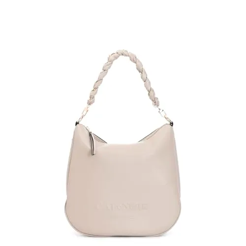 CafèNoir Sacca Donna Taupe Catena Intrecciata