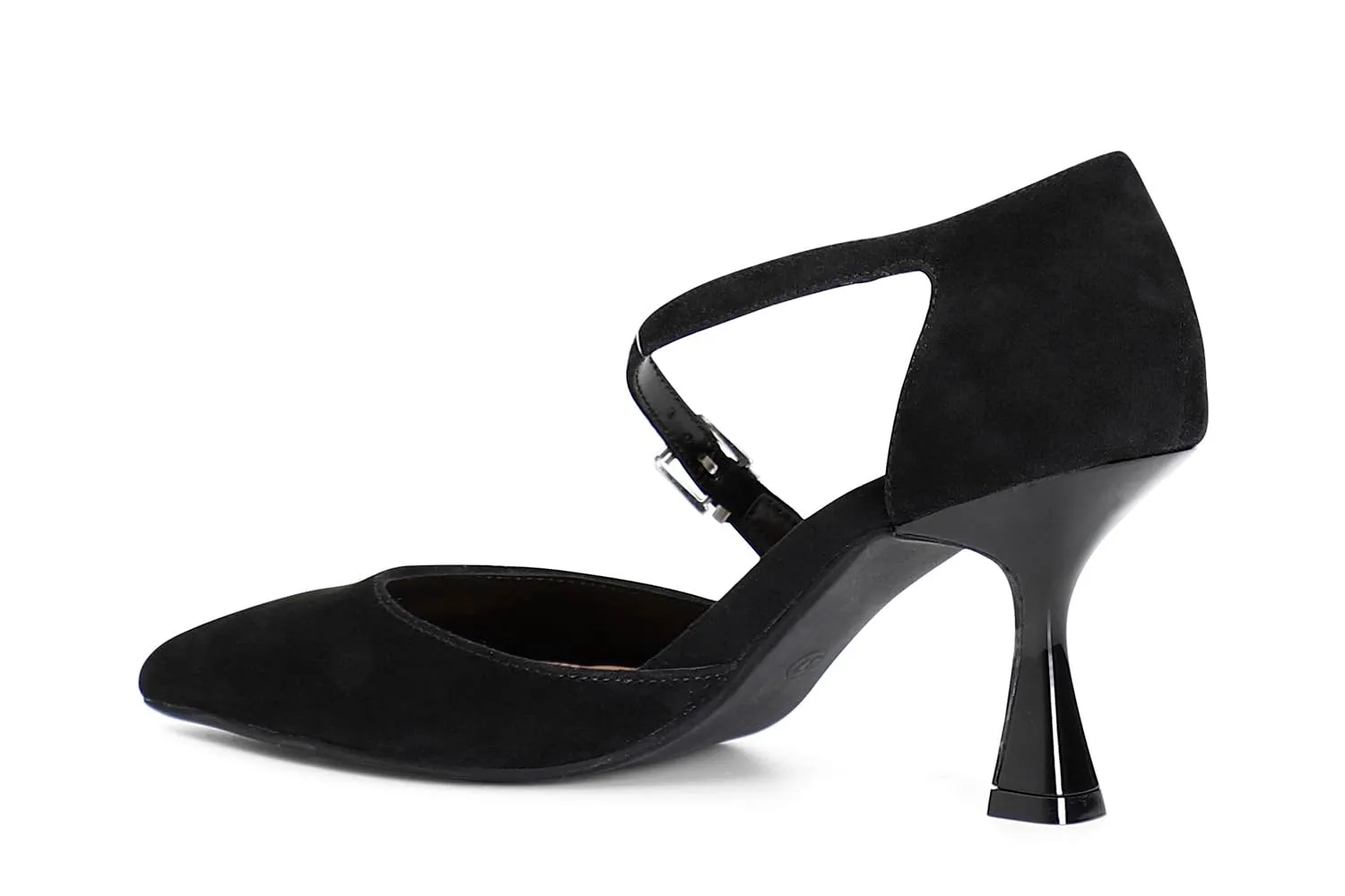 CafèNoir Décolleté Camoscio Incrocio Donna Tacco 7 cm