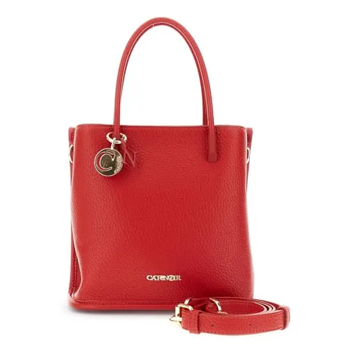 CafèNoir Mini Tote Manici Tubolari tote rossa