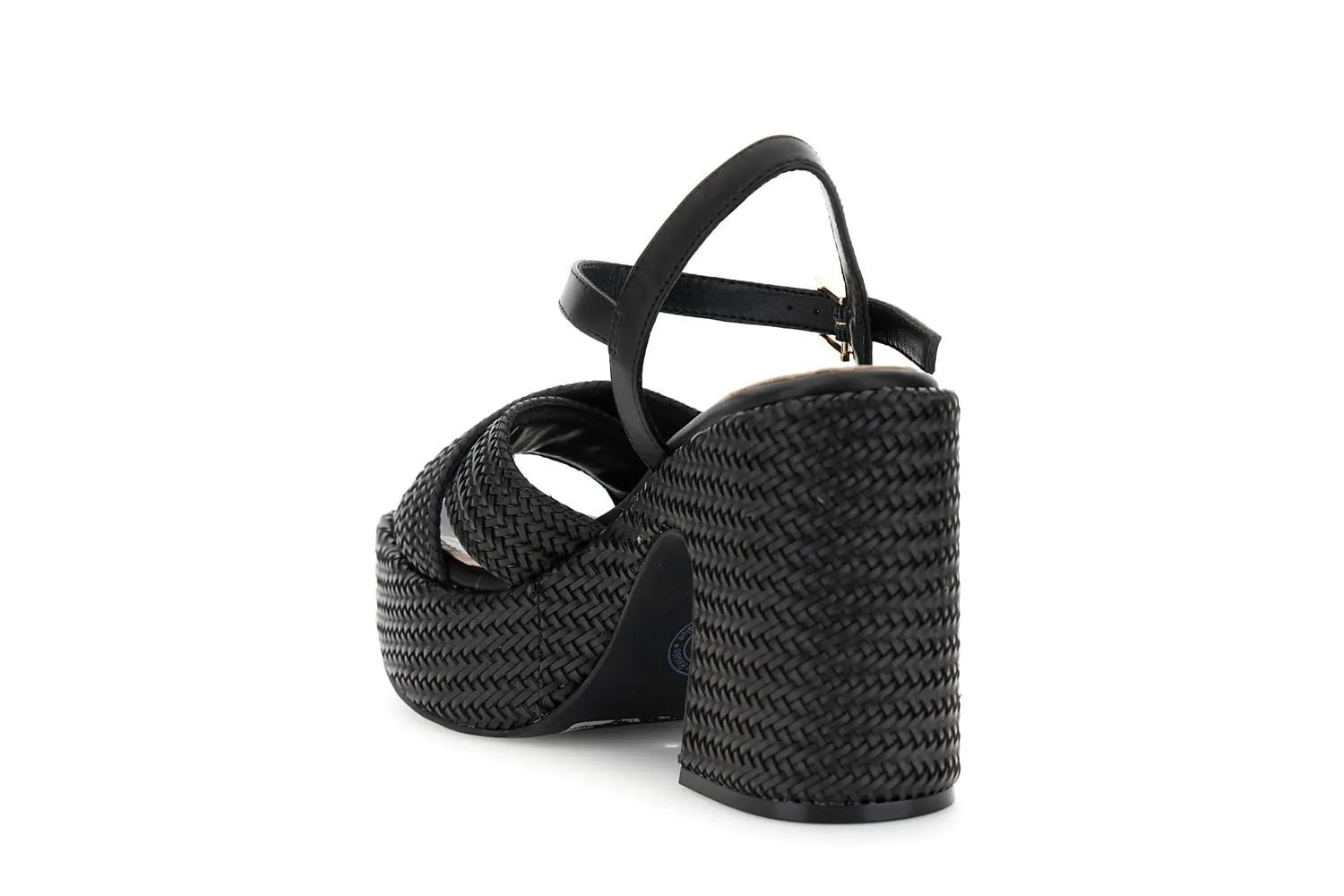 CafèNoir Gilda Sandali Platform Intrecciati Effetto Pelle