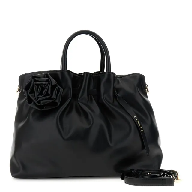 CafèNoir Borsa Grande Morbida Pieghe Nappa Tinta