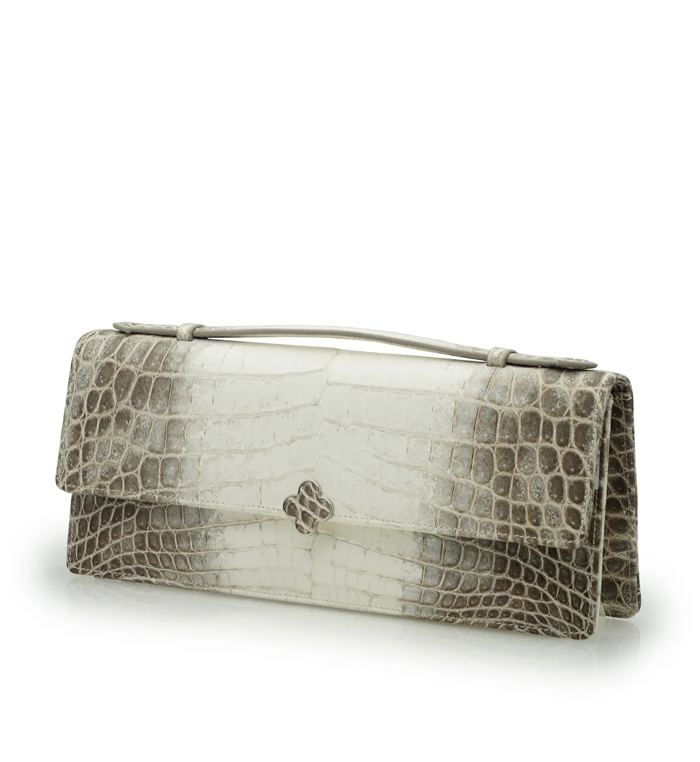 Cardinal Milano Time 22 Himalaya clutch coccodrillo su ordinazione