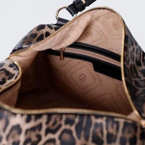 CafèNoir Bauletto Stampa Leopardo Animalier Zip Laterali