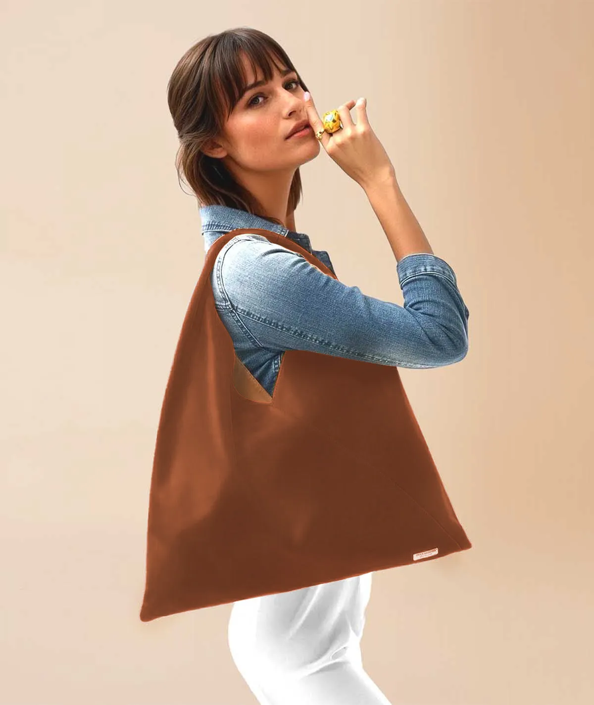 Figus Triangolo Borsa a Spalla in Pelle