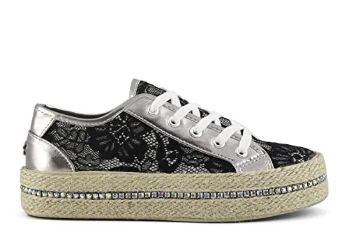 CafèNoir DG9520 Sneakers cipria pizzo e glitter