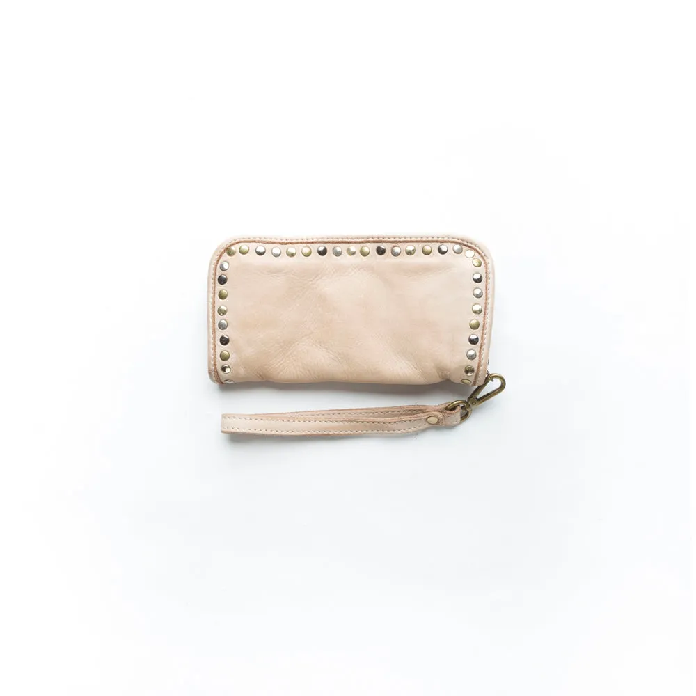 La Via Firenze Butter Collection V006B portafoglio donna cuoio borchie