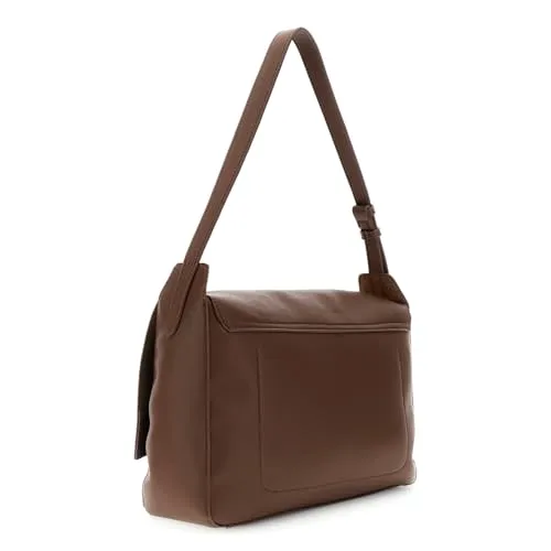 CafèNoir Morbida Pattina Borsa a Spalla Marrone