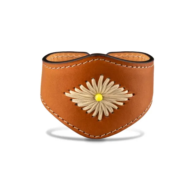 Re Artù in Firenze Arden bracciale pelle cognac rigido