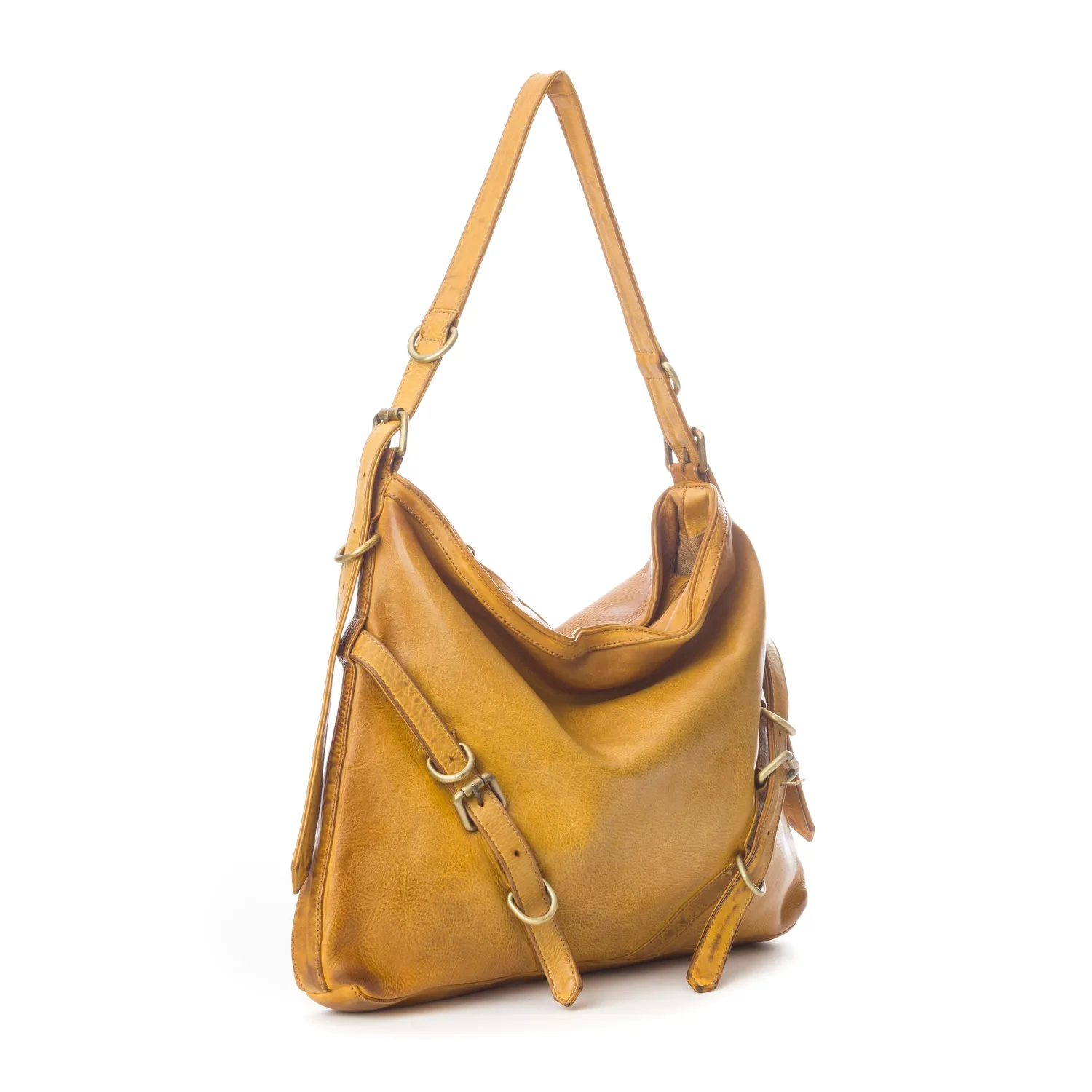 La Via Firenze Unique U010 Unica borsa tracolla cuoio 42cm