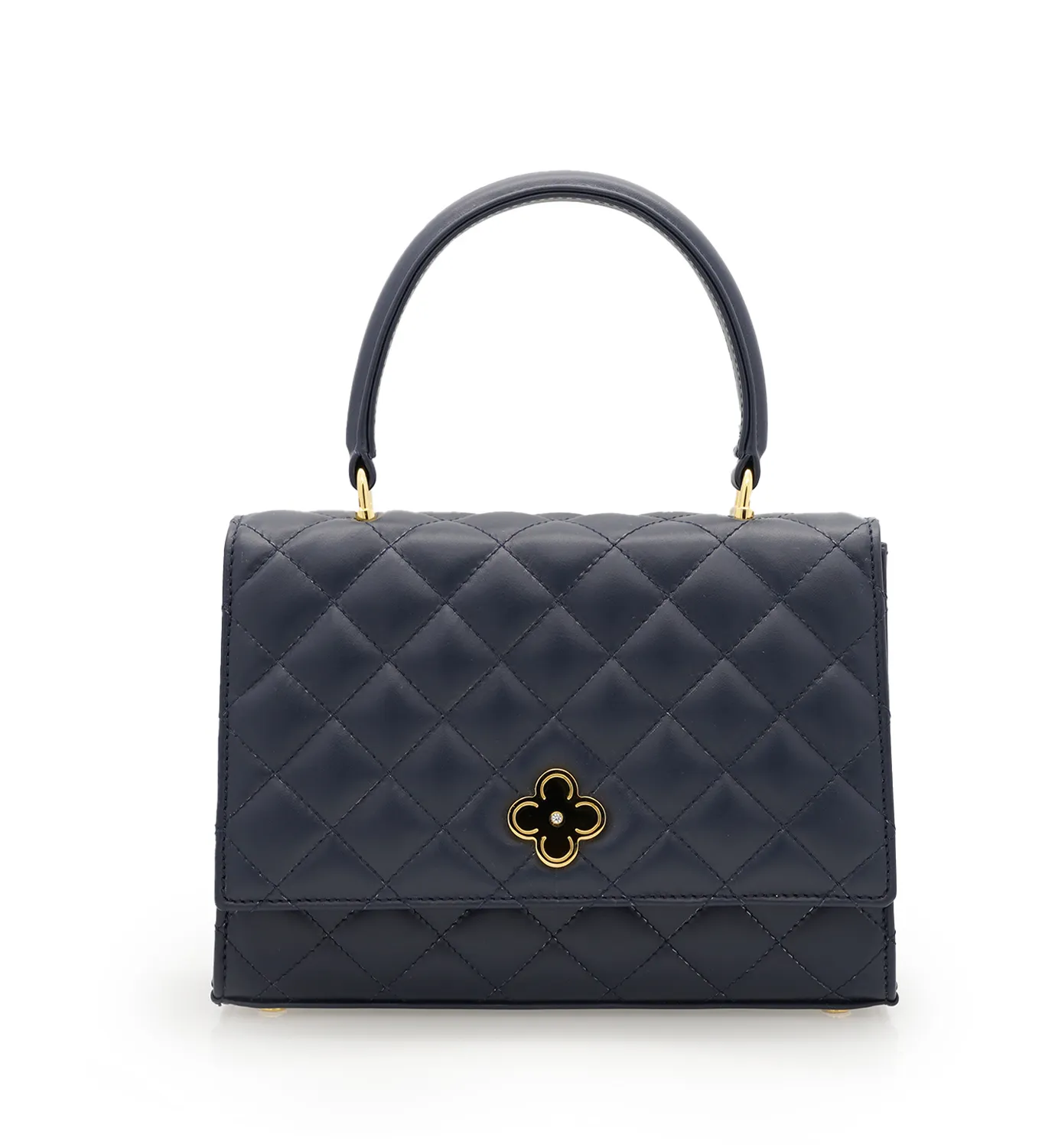 Cardinal Milano Opèra Navy Blue Quilted borsa blu navy