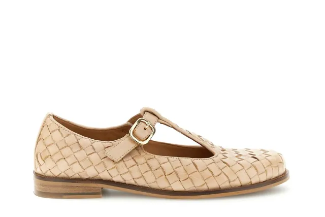 CafèNoir Ballerine Pelle Intrecciata a T Donna