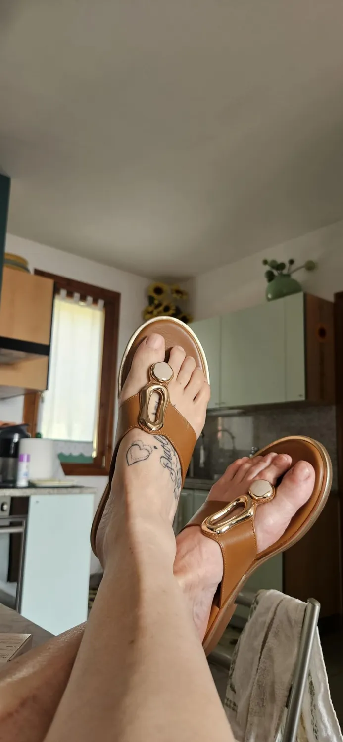 CafèNoir Sandali Infradito Pelle Donna 39 EU