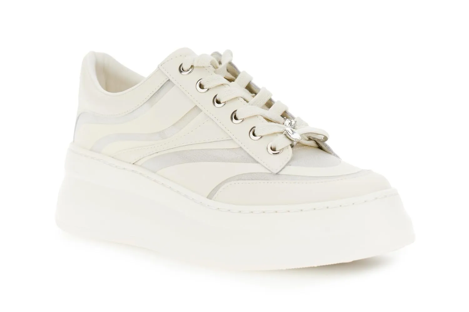 CafèNoir Sneakers Donna Pelle Retina 36 EU Cipria