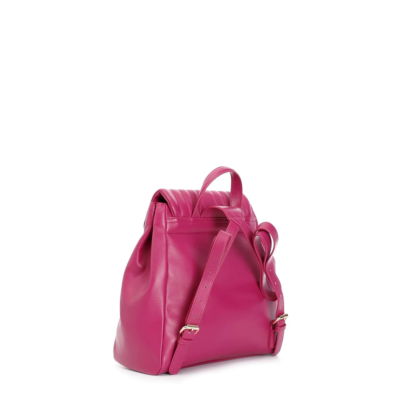CafèNoir Zaino Trapuntato Fuxia Rombi 29x28 cm