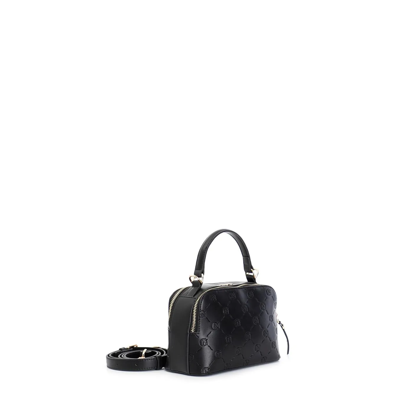 CafèNoir Camera Bag Logo Embossed Nero